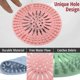 thumbnail image 3 of Shower Drain Cover, Silicone Shower Extender Filter Tube Drain Extender Plug, (8 Pieces), 3 of 5