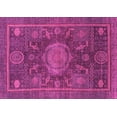 thumbnail image 1 of Ahgly Company Indoor Rectangle Abstract Pink Modern Area Rugs, 5' x 7', 1 of 4