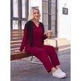 thumbnail image 4 of MINTREUS Women's 2 Piece Matching Lounge Sets Soft Loungewear 2026 Trendy Fall Outfits, 4 of 7
