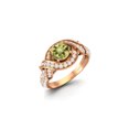 thumbnail image 2 of Bague d'Anniversaire pour Femme en Argent Sterling 925 de Quartz Citron Rond 6MM, 2 of 4