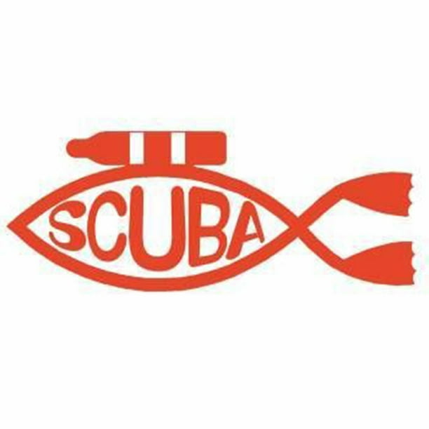 Scuba Tank 5" Decal Sticker DS29
