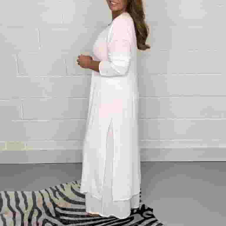 Ladies Casual Fashion Chiffon Long Sleeve Trousers Two Piece Set Pin Striped Suit for Women Dinner Suit Women on Piece Jumpsuit Pant Suits for Women