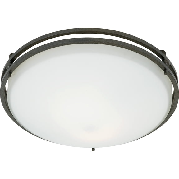 Quoizel OZ1613IN Ozark Flush Mount in Iron