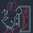 thumbnail image 3 of Disney - Minnie Mouse - Highlight Outline of Minnie - Men's Crew Neck Fleece Pullover, 3 of 5