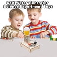 thumbnail image 2 of Visland 1 Set Science Models Handmade Eco-friendly Cultivate Interest Inspire Curiosity Stimulate Imagination Hands-on Ability Wood Salt Water Generator Physical Toys School Supply, 2 of 7