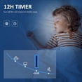 thumbnail image 4 of 37.75" Tower Fan for Bedroom Cooling with Aroma Diffuser, 70° Oscillating, 12 Hour Timer, LED Sensor Panel, and Remote Control, Black, 4 of 5