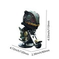 thumbnail image 3 of Dinosaur Riding Motorcycle Figurine – Drift Car Dashboard Ornament, Unique Auto Interior Decoration, Funny Car Accessory, Creative Gift for Drivers and Car Lovers, 3 of 4
