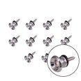 thumbnail image 3 of Injueey 10Pcs/Lots Guitar Strap Locks Wear-resistant End Button Tail Anti-skidding Lock Electric Classical Bass Guitar Pegs Nail Type3, 3 of 6