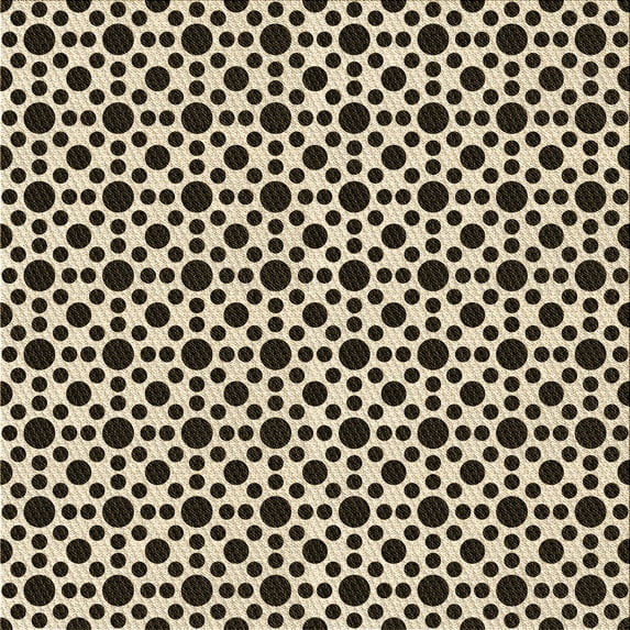 Ahgly Company Indoor Square Patterned Milk Chocolate Brown Area Rugs, 4' Square