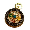 thumbnail image 4 of colgante de oración tibetana,Colgante de amuleto budista de caja gawu tibetana,Tibet Amuleto Collar colgante caja vacía,Amuletos de mantra budista Caja pequeña abierta,Decoración de la, 4 of 9