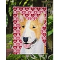 thumbnail image 3 of Carolines Treasures SS4496-FLAG-PARENT Bull Terrier Hearts Love and Valentines Day Portrait Flag  multicolor, 3 of 3