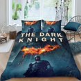 thumbnail image 2 of El Caballero de la Noche Conjunto de sábanas temático, trío de piezas, cómodo y amigable con la piel, diseño único, regalo de decoración para el hogar para familiares, amigos y fans,135cm *200cm, 2 of 6
