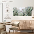 thumbnail image 5 of Elephant Stock Wildflower Fields Wall Art - Horizontal Multi Panel Canvas - Living Room Wall Decor - Nature Multi Panel - Gray And Green Decor By Carol Robinson - 38" x 18", 5 of 8