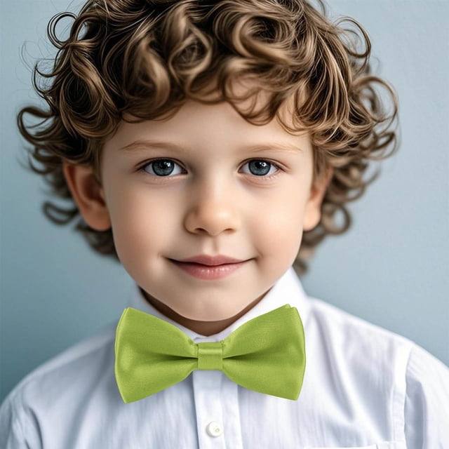 Children's Plaid Bow Tie for School Uniforms - Unisex Comfortable Breathable Fabric Student Accessory