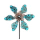 thumbnail image 1 of Matsuzay Adornos artesanales de metal con inserciones de mariposas luminosas, patio de moda, nueva tendencia líder Jardín y Patio Flor azul, 1 of 6
