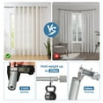 thumbnail image 5 of Urbanest 1" Wright Adjustable Curtain Rod, 28"-48", Pewter, 5 of 6