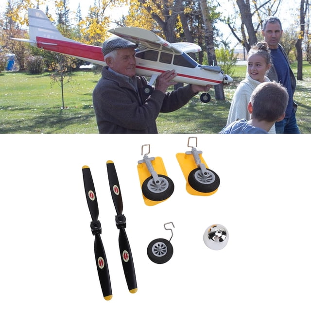 Ruedas del Tren de Aterrizaje del Avión RC, Piezas de Repuesto del Avión RC Prácticas para Modificación
