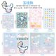 thumbnail image 1 of Pegatina de figura de dibujos animados de Hello Kitty para nevera, portátil, guitarra, equipaje, tarjeta de papel, mochila, juguete impermeable para niños, melodía, 4 Uds., 1 of 4