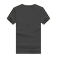 thumbnail image 3 of Clearance asdoklhq Juniors Plus Tops & T-Shirts,Unisex T-Shirt Printed Pattern Casual Soild Color Short Sleeve Tops, 3 of 8