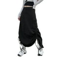 thumbnail image 1 of Fortune Women Long Cago Skirts Summer Adjustable Drawstring Loose Skirts, 1 of 8