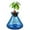 Blue-1pcs, variant on ABCISI 2 Pcs Small Avocado Seed Starter Glass, Planter Growing Glass Small Planter Pot Starter Vases for Avocado Acorn Garlic Vines Root Seeds, 1.73*2.8*4.1inch