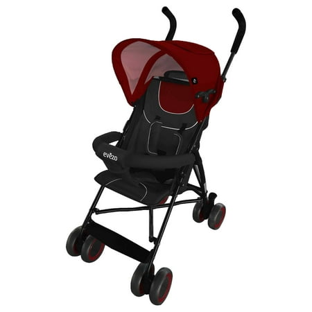 Evezo Compact Lightweight Baby Stroller - Red