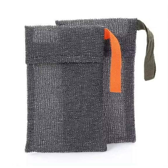 2-Pack Exfoliating Soap Pouches – Premium Body Scrubber Shower Sponges with Varied Roughness Soap Saver Pockets for Shower & Bath TIKA