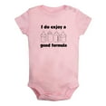thumbnail image 2 of iDzn I Do Enjoy A Good Formula Funny Rompers For Babies, Newborn Baby Unisex Bodysuits, Infant Jumpsuits, Toddler 0-24 Months Kids One-Piece Oufits, 2 of 5