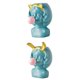 thumbnail image 1 of Maceta elegante de 2 piezas para decoración de oficina en casa, maceta suculenta, soporte para bolígrafo Verde Baoblaze Estuche suculento de resina 2pcs, 1 of 3