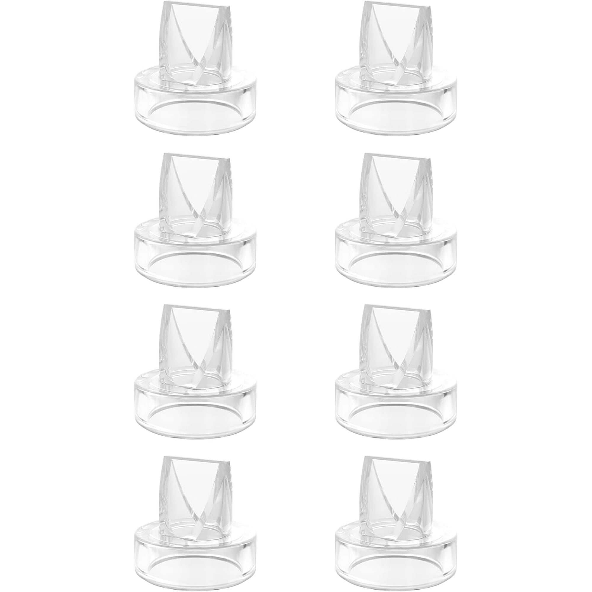 Silicone Hands-Free Collection Cups Duckbill Valve Replacement Parts,Set Efficient and Durable Accessories, Use with Breast Pumps S9|S10|S12(6 Duckbill valves)
