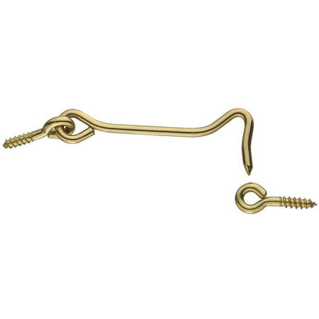 - NATIONAL MFG/SPECTRUM BRANDS HHI 4-Inch Solid Brass Hook & Eye N247-742
