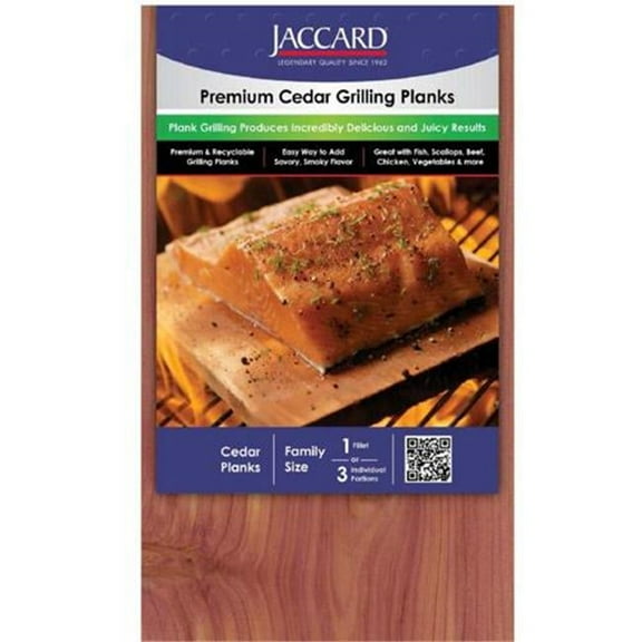 Jaccard 201409 Premium Cedar Grilling Planks - Small- 3 Pack