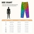 thumbnail image 3 of Balery Colorful Glitter Pantalones de pijama para mujer, pijamas ultraligeros, pantalones de estar por casa-X-Large, 3 of 6