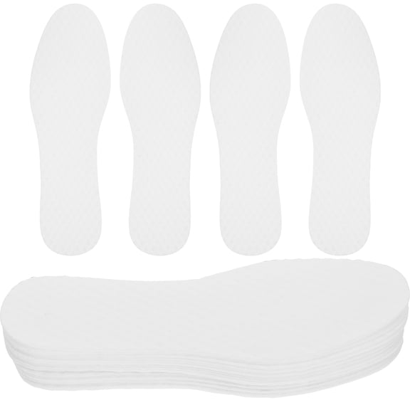 LEORX Shoe Inserts for Women Flats 20 Pairs White Paper Comfortable 24x8cm