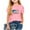 🌈Pink🌈, variant on Pvkarhg Graphic Tees for Girls Kids USA American Flag Summer Tops 4th of July Crewneck Short Sleeve T Shirts 5-14 Years Black