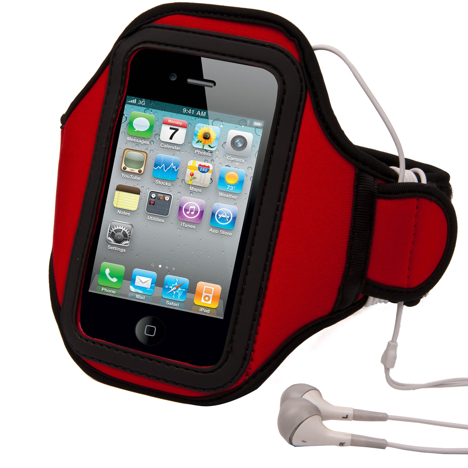 iPod Touch 6th/5th Generation Armband Black JEMACHE Gym Running/Exercise/Workout Sport Arm Band Case for iPod Touch 6/5/4 Generation with Card/Key Holder 