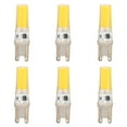 thumbnail image 1 of 6 bombillas LED G9 COB regulables, profesionales, de repuesto para lámparas de pared y de mesa., 1 of 14