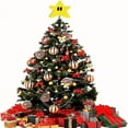 thumbnail image 3 of Star Tree Topper For Christmas, Retro Star Unique Design 3d Pixel Style Rustic High-end Outdoor Decoration, Funny Christmas Tree Toppers, Christmas De, 3 of 3