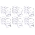 thumbnail image 1 of 36 Pieces Mini Plastic Clear Storage Box for Collecting Small Items, Beads, Jewelry, Business Cards, 1 of 7