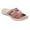 Pink, variant on VerPetridure Solid Color Slippers for Women, Comfy Indoor House Shoes, Topstitched Slippers Open Toe Slides with Arch Support for Summer
