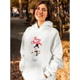thumbnail image 2 of Snowman Merry Christmas Hoodie Women -SPIdeals Designs, Female x-Large, 2 of 4