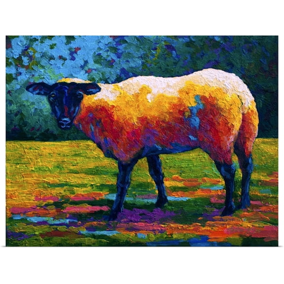 Great BIG Canvas | "Suffolk Ewe III" Art Print - 30x24