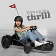 thumbnail image 3 of Radio Flyer Extreme Drift Go-Kart, 36V Battery Powered Ride-on Car, Black, Ages 5+, 3 of 11
