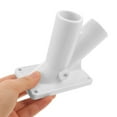 thumbnail image 5 of MRLESS Wall Flagpole Holder Outdoor Flagpole Stand V-Shaped Flag Pole Bracket Flagpole Holder, 5 of 8
