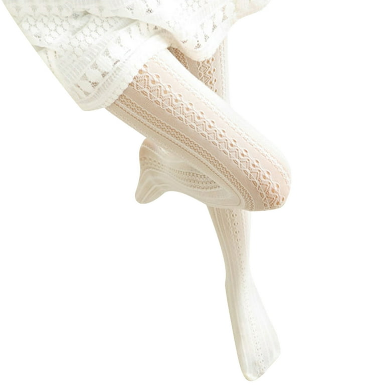 nsendm Lace Carved Retro Slim Tights Socks Transparent Stockings