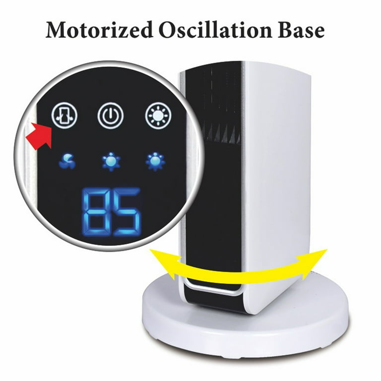Optimus 29 in. Oscillating Tower Heater w/ Digital Optimus 29 in. Oscillating Tower Heater w/ Digital