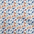 thumbnail image 1 of oneOone Rayon White Fabric Asian Japanese Koi Fish Sewing Craft Projects Fabric Prints By Yard 56 Inch Wide, 1 of 4