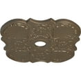 thumbnail image 3 of 29"OD x 3 5/8"ID x 1 3/8"P Flower Ceiling Medallion (Fits Canopies up to 6 1/4"), Hand-Painted Warm Silver, 3 of 6