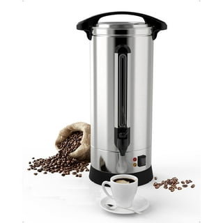 Commercial Coffee Urn - Automatic Hot Water Dispenser, Stainless Steel Hot  Beverage Dispenser 5.2L For Quick Brewing - Ideal for Large Crowds 