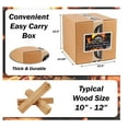 thumbnail image 5 of Carolina Cookwood Pizza Oven Wood 12 Inch Naturally Cured White Oak Splits Cooking Wood for Free Standing Ovens 1650 Cubic Inches (Cherry), 5 of 6